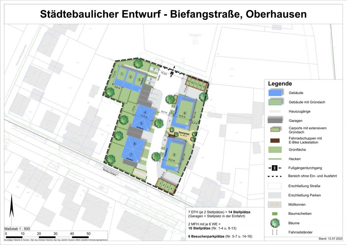 Lageplan Baugebiet Schwarze Heide