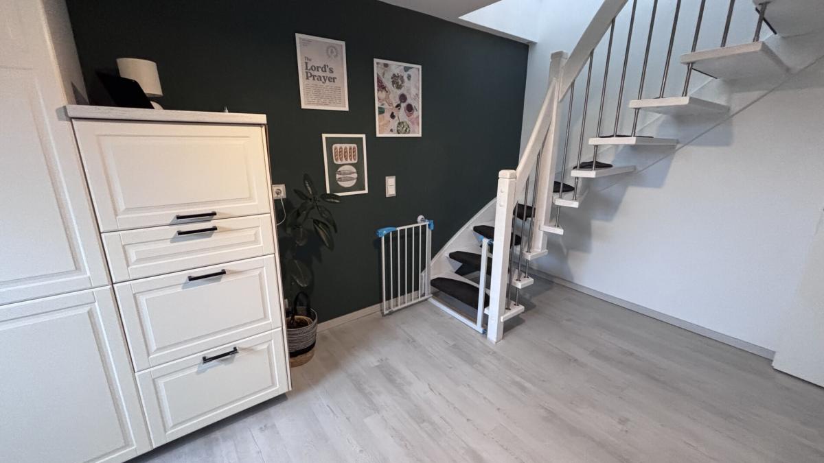 Treppe zum Spitzboden